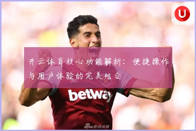 开云体育核心功能解析：便捷操作与用户体验的完美结合